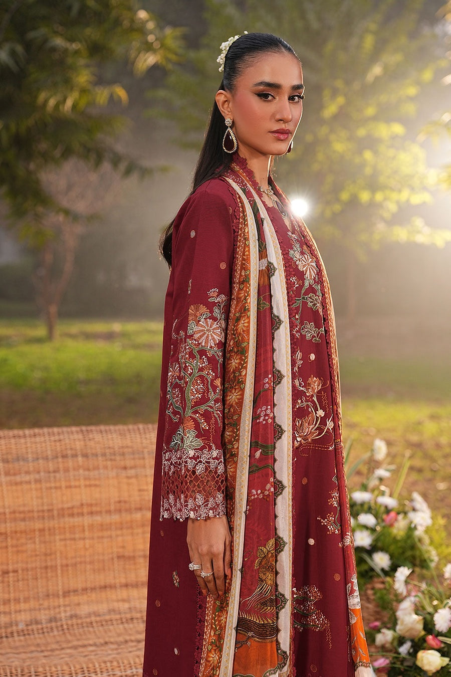 [ SUIT B ] - RAMSHA GHAZAL LUXURY LAWN VOL 6 COLLECTION 2026
