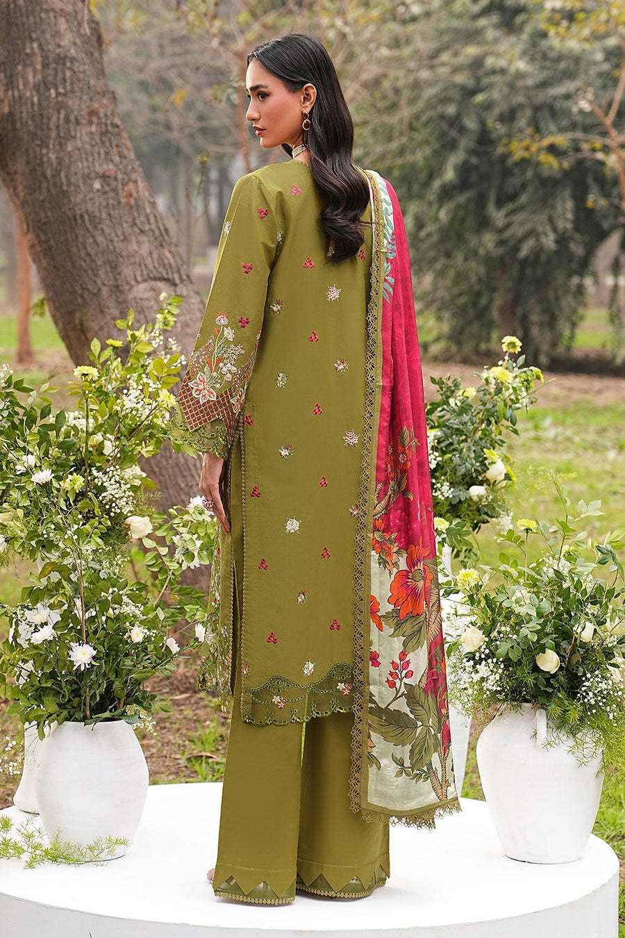 [ SUIT H ] - RAMSHA GHAZAL LUXURY LAWN VOL 6 COLLECTION 2026