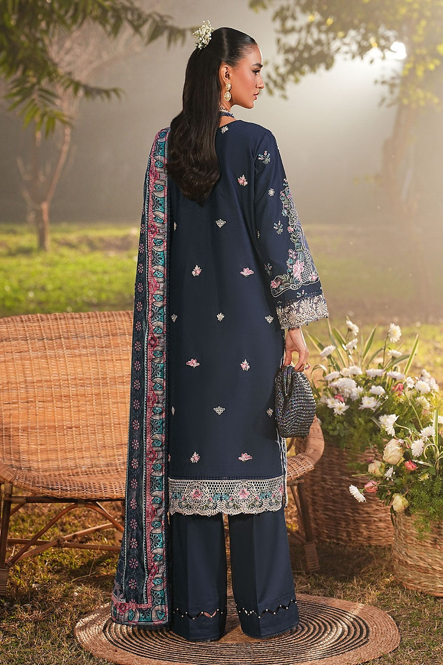 [ SUIT A ] - RAMSHA GHAZAL LUXURY LAWN VOL 6 COLLECTION 2026