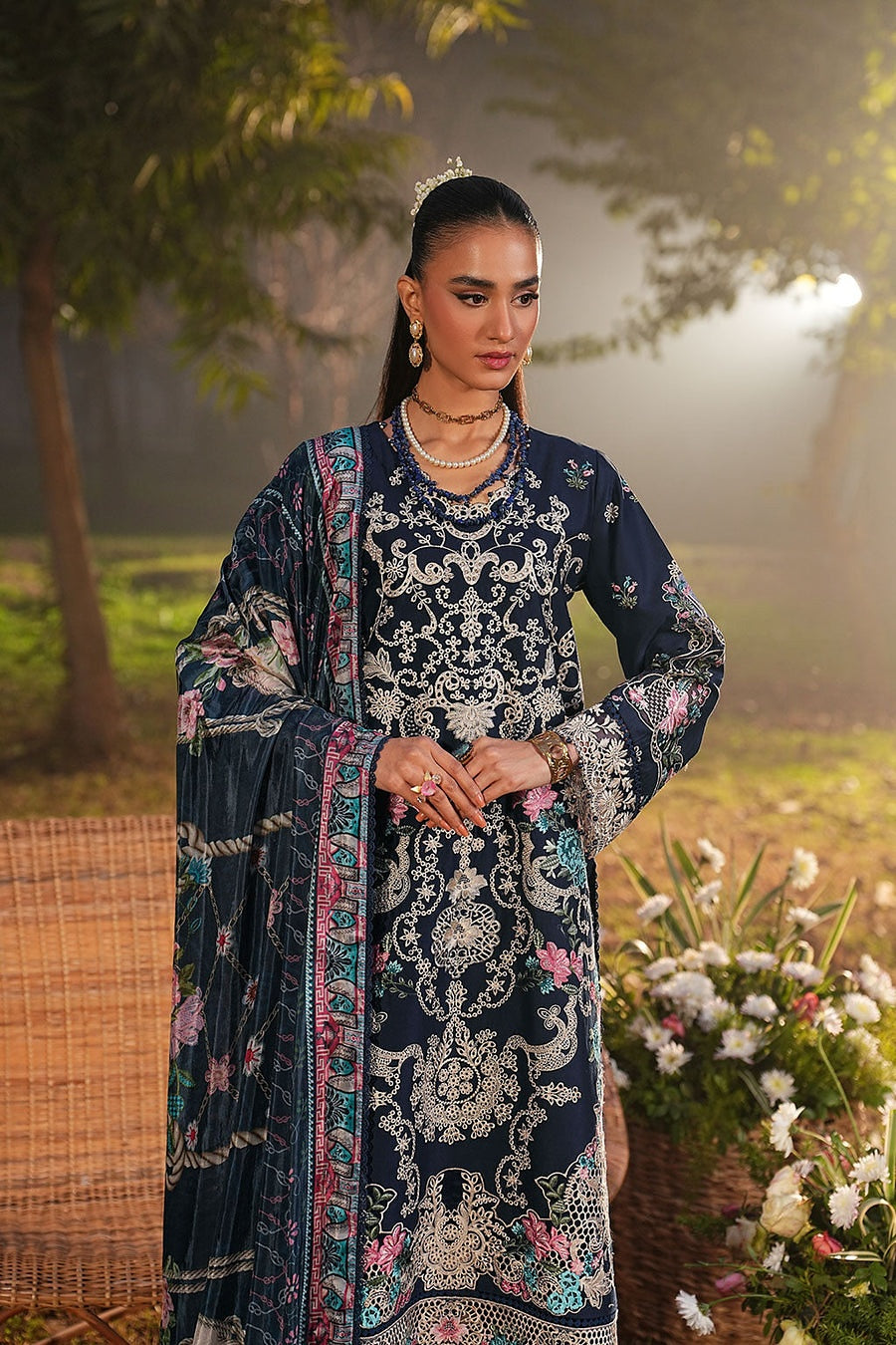 [ SUIT A ] - RAMSHA GHAZAL LUXURY LAWN VOL 6 COLLECTION 2026