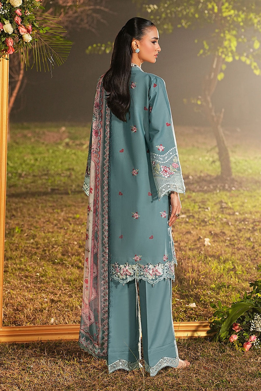 [ SUIT D ] - RAMSHA GHAZAL LUXURY LAWN VOL 6 COLLECTION 2026