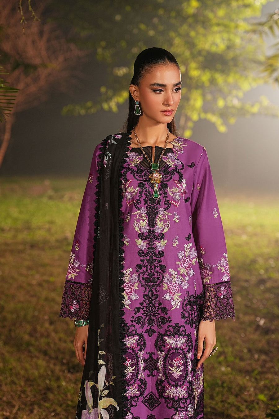 [ SUIT C ] - RAMSHA GHAZAL LUXURY LAWN VOL 6 COLLECTION 2026