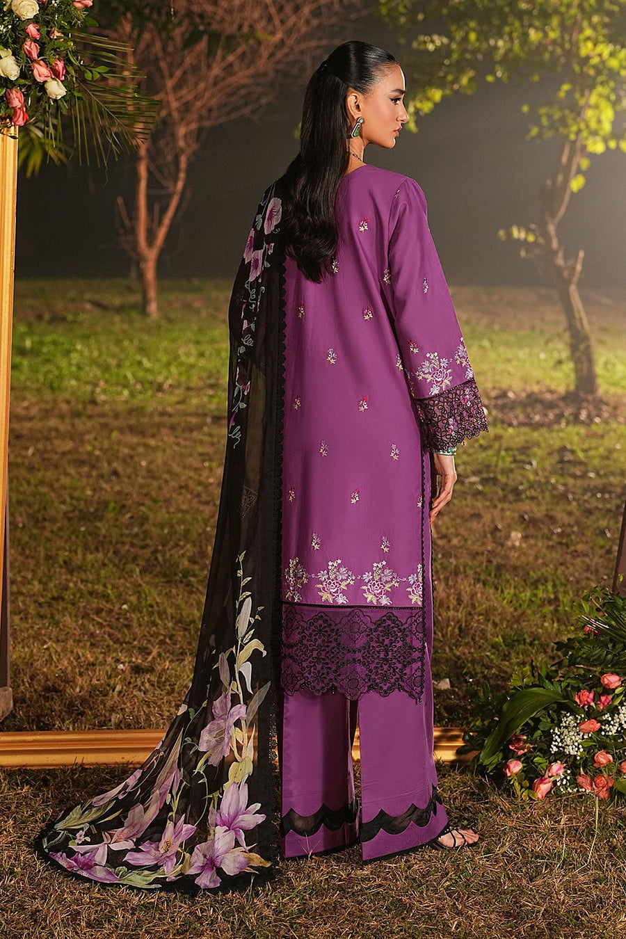 [ SUIT C ] - RAMSHA GHAZAL LUXURY LAWN VOL 6 COLLECTION 2026