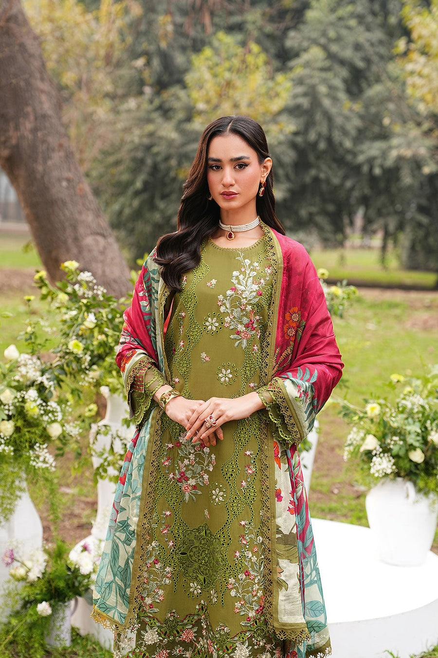 [ SUIT H ] - RAMSHA GHAZAL LUXURY LAWN VOL 6 COLLECTION 2026