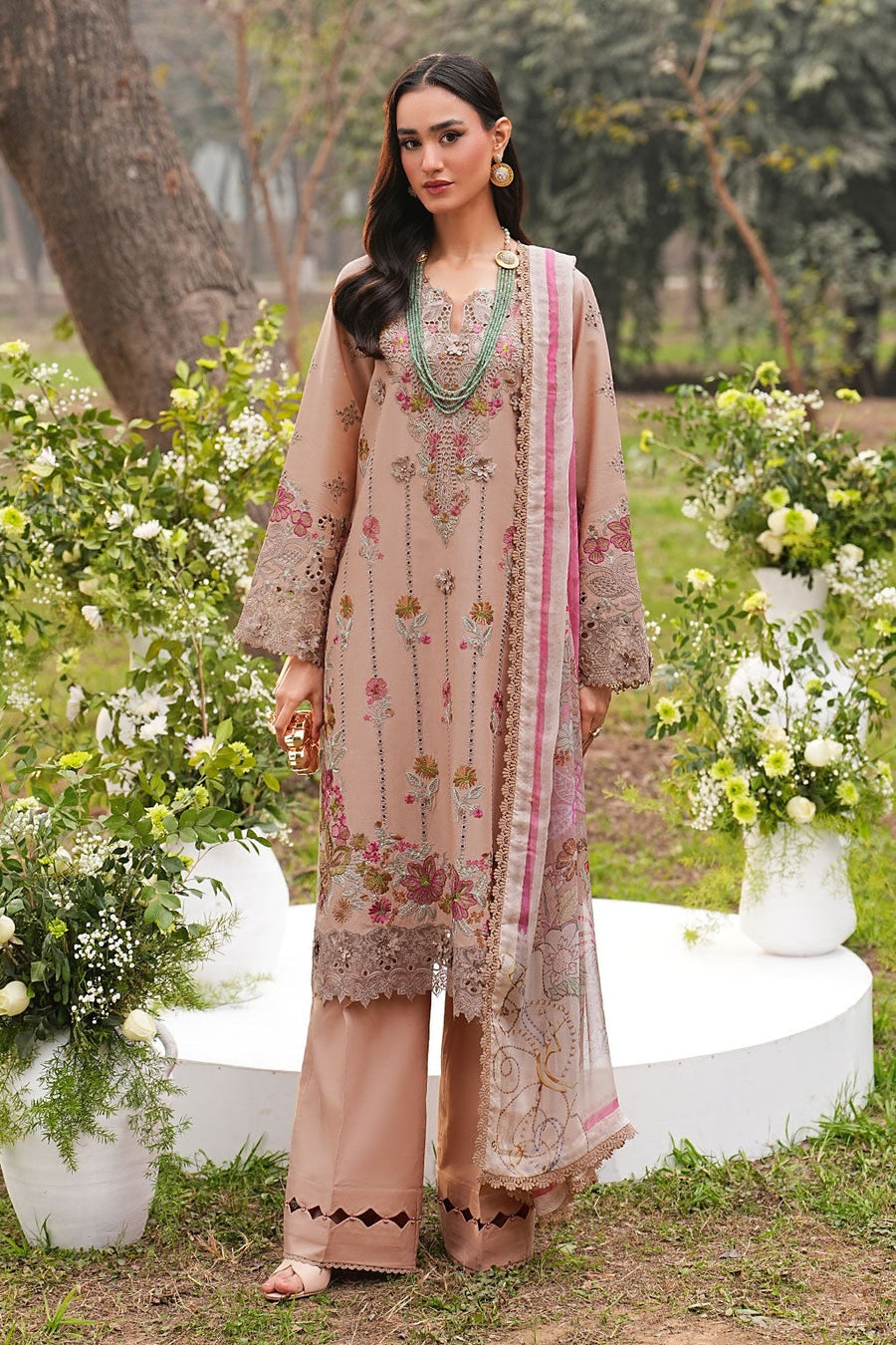 [ SUIT G ] - RAMSHA GHAZAL LUXURY LAWN VOL 6 COLLECTION 2026