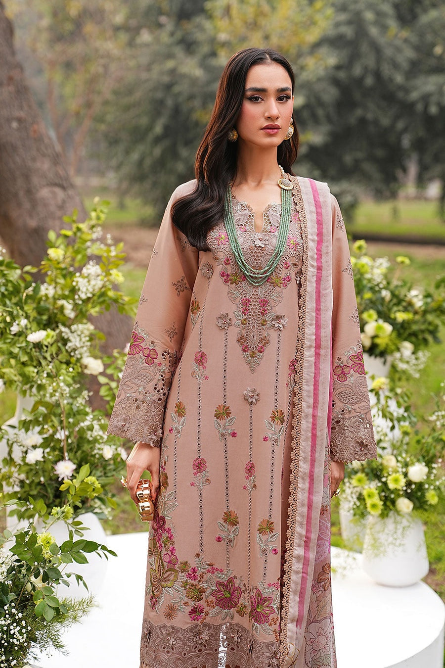 [ SUIT G ] - RAMSHA GHAZAL LUXURY LAWN VOL 6 COLLECTION 2026