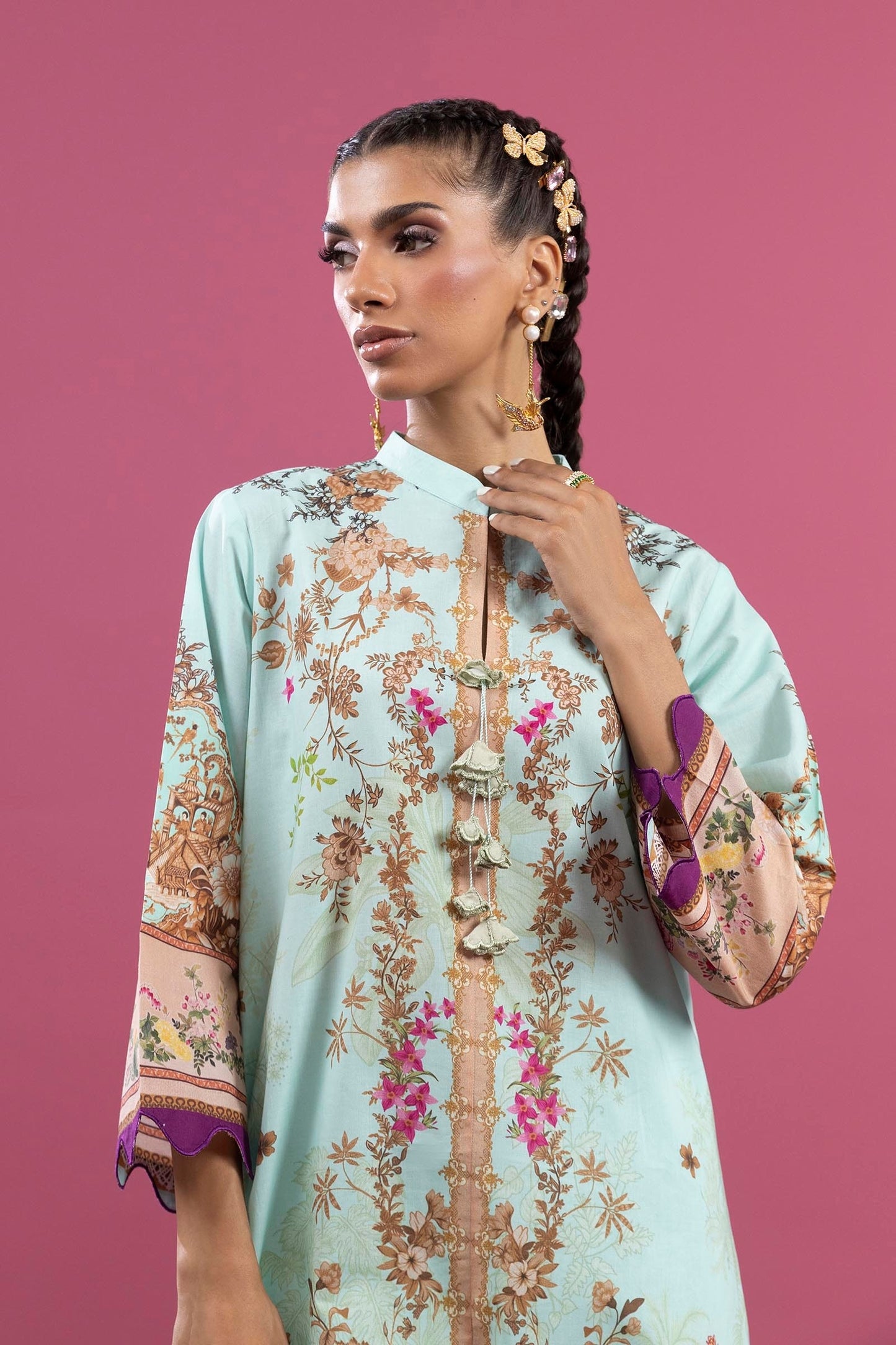 SANA SAFINAZ MAHAY VOL 3 LAWN SUMMER 2025 ( 2 PIECE )