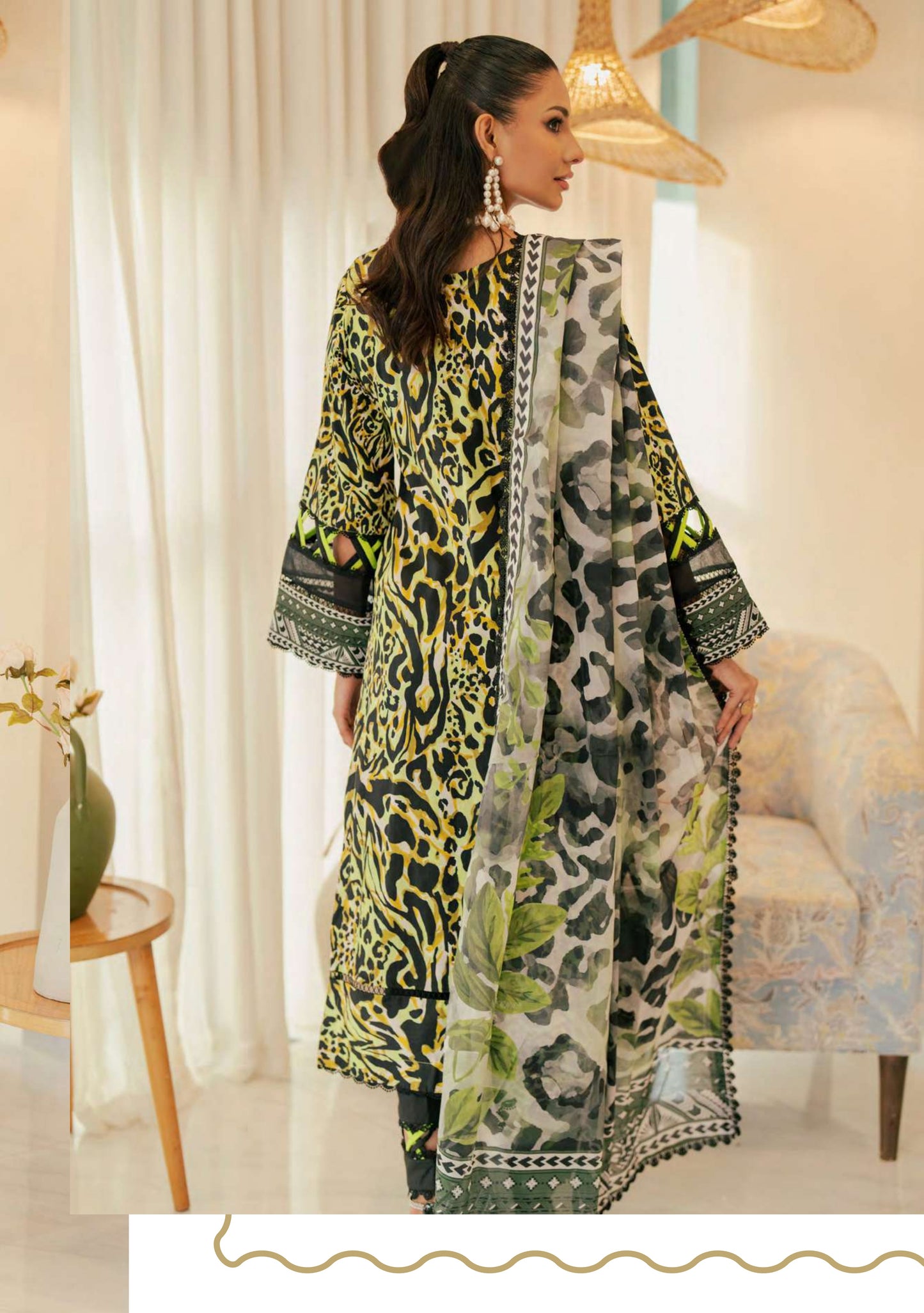 ALZOHAIB BLOOM SUNSHINE COTTON SILK COLLECTION 2024