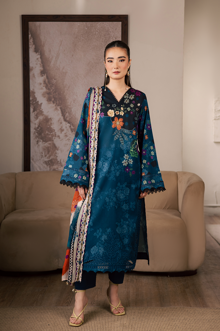 [ SUIT A ] - EVERYDAY VOL 2 BY DARIA LAWN EMBROIDERED COLLECTION 2026