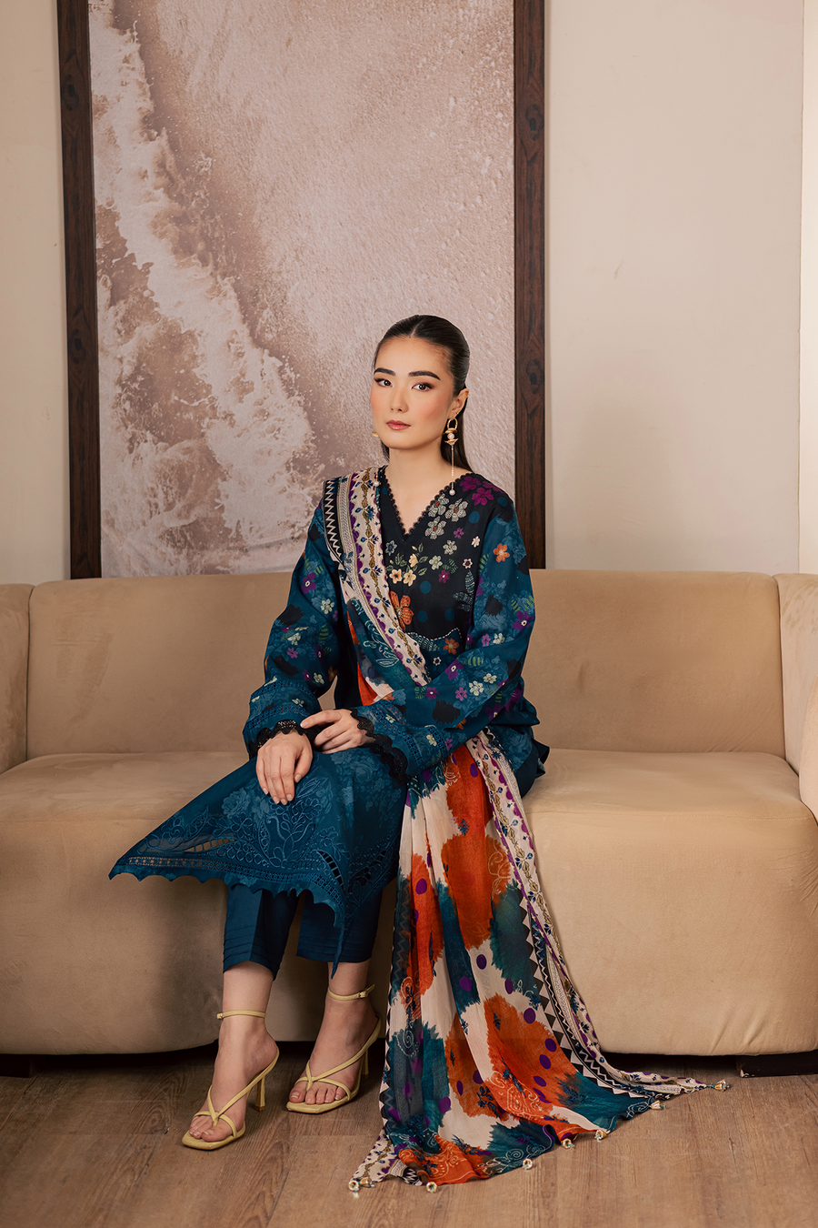 [ SUIT A ] - EVERYDAY VOL 2 BY DARIA LAWN EMBROIDERED COLLECTION 2026