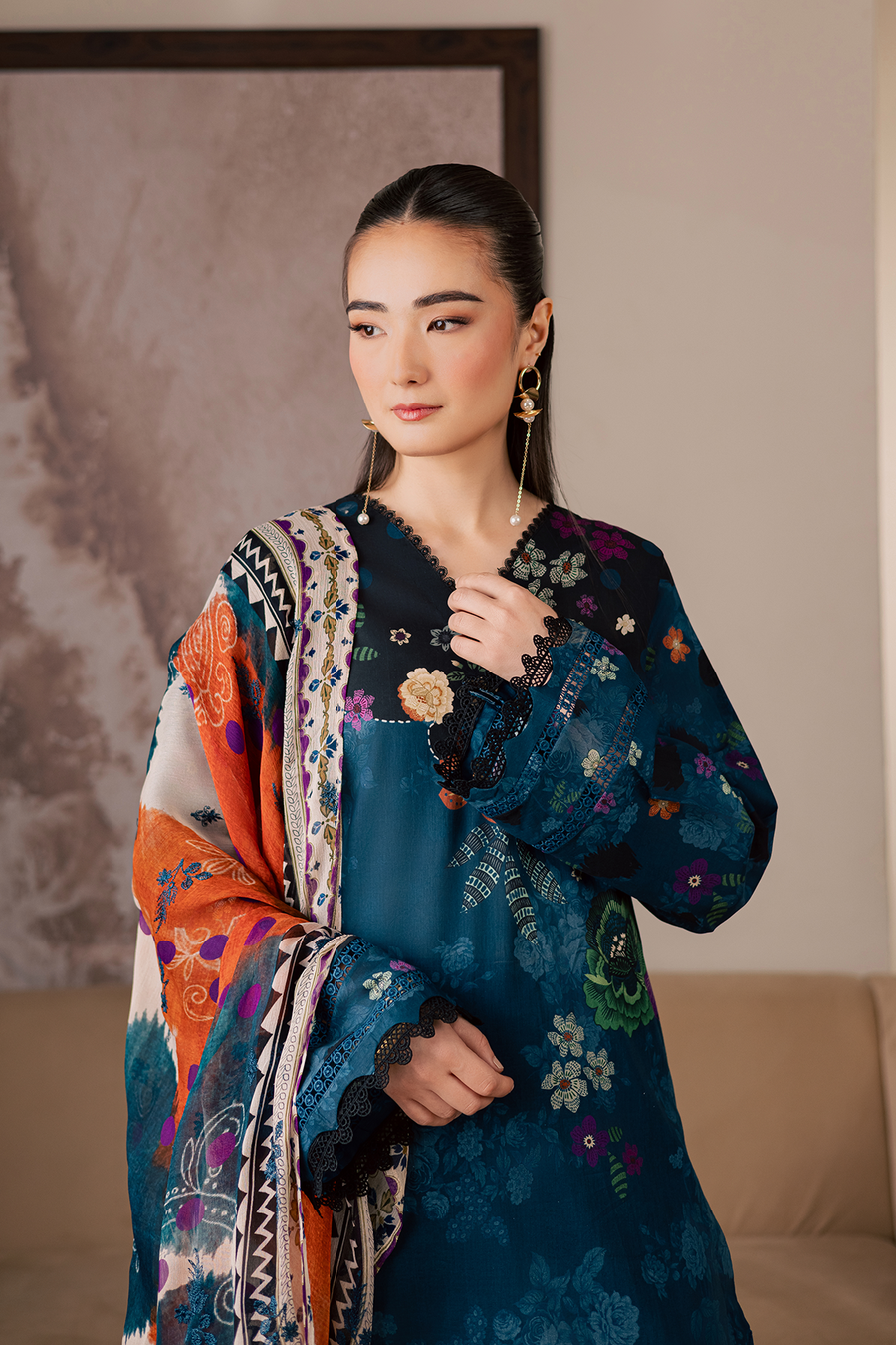 [ SUIT A ] - EVERYDAY VOL 2 BY DARIA LAWN EMBROIDERED COLLECTION 2026