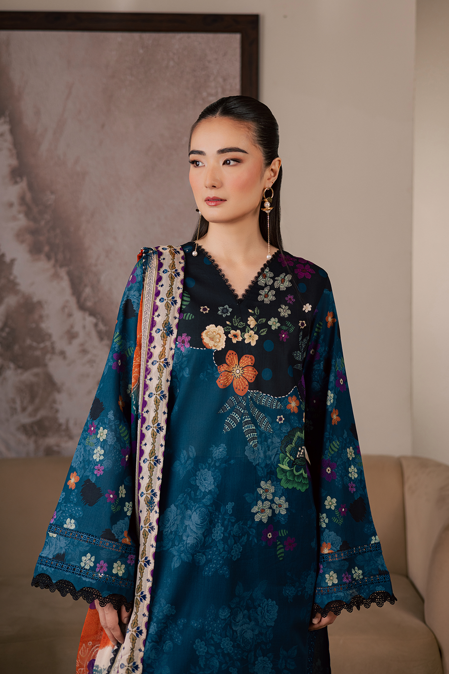 [ SUIT A ] - EVERYDAY VOL 2 BY DARIA LAWN EMBROIDERED COLLECTION 2026