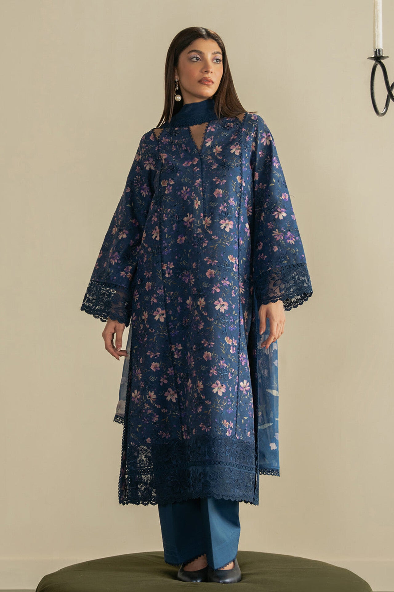 AYZEL ZEPHYR LAWN EMBROIDERED SUMMER COLLECTION 2026 D