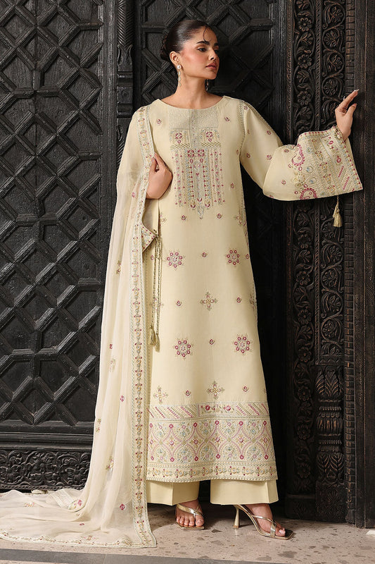 [ SUIT F ] - RAMSHA AFSANAH ROSA ESSENTIAL LAWN EMBROIDERED COLLECTION 2026