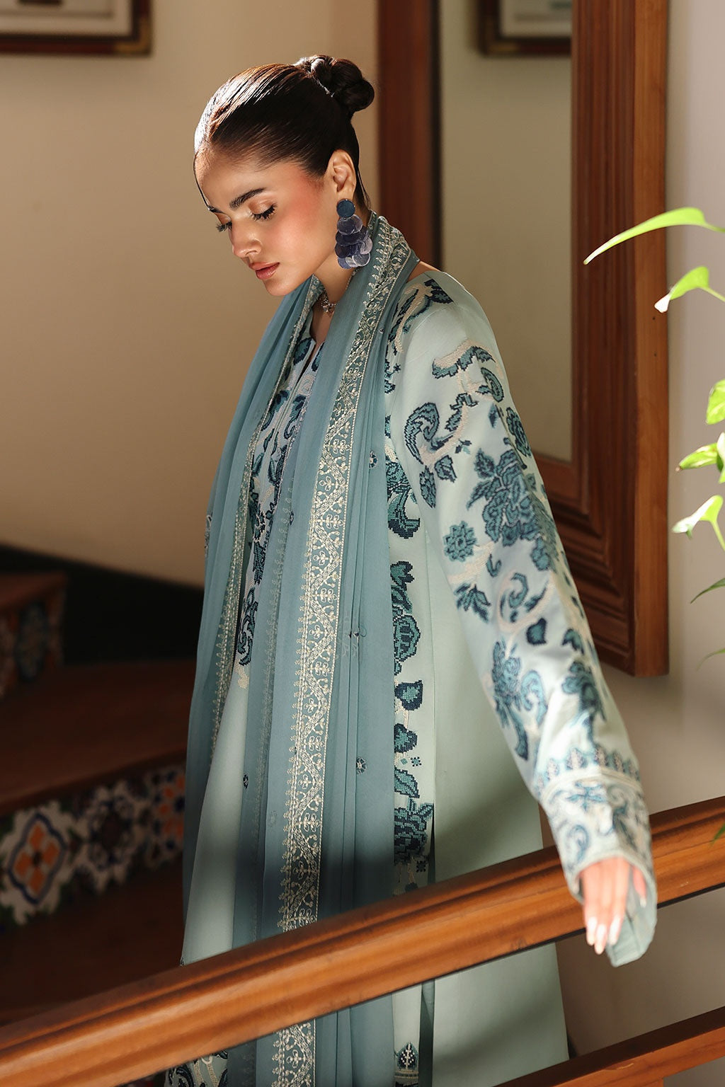 [ SUIT H ] - RAMSHA AFSANAH ROSA ESSENTIAL LAWN EMBROIDERED COLLECTION 2026