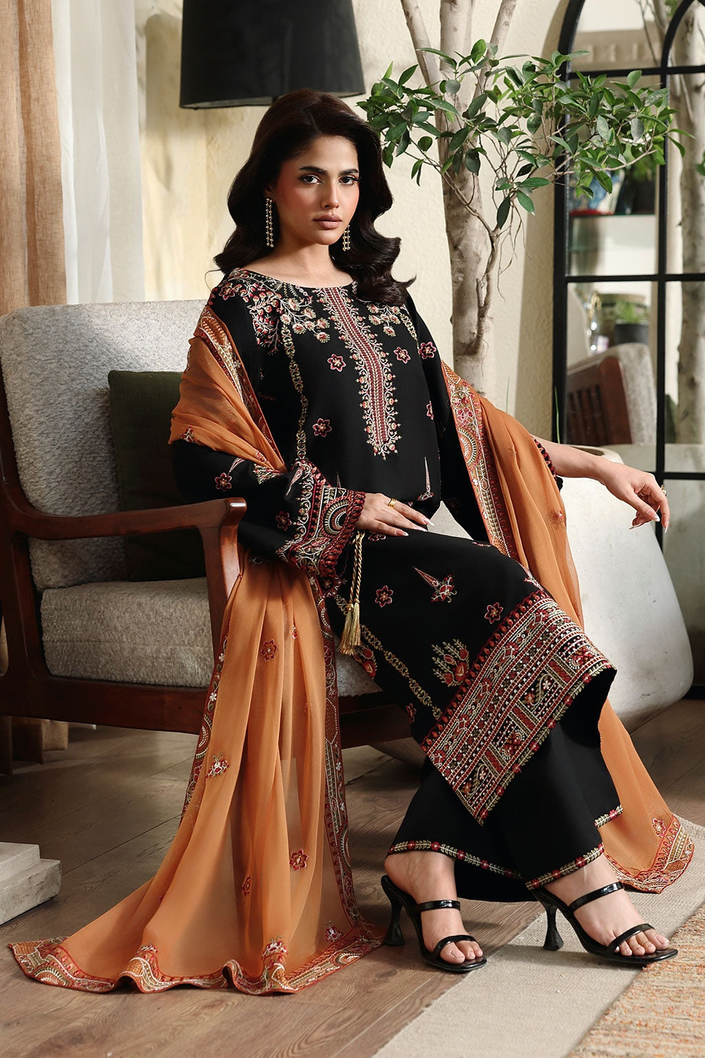 [ SUIT C ] - RAMSHA AFSANAH ROSA ESSENTIAL LAWN EMBROIDERED COLLECTION 2026