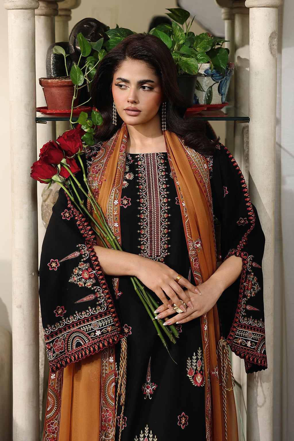 [ SUIT C ] - RAMSHA AFSANAH ROSA ESSENTIAL LAWN EMBROIDERED COLLECTION 2026