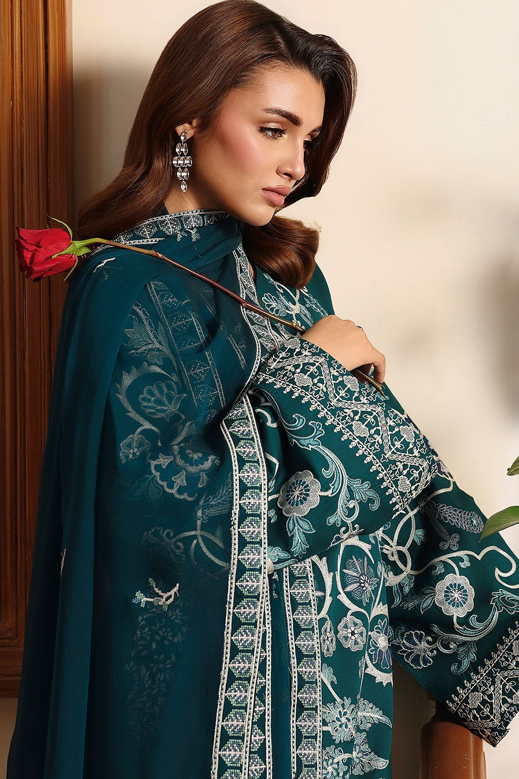 [ SUIT E ] - RAMSHA AFSANAH ROSA ESSENTIAL LAWN EMBROIDERED COLLECTION 2026