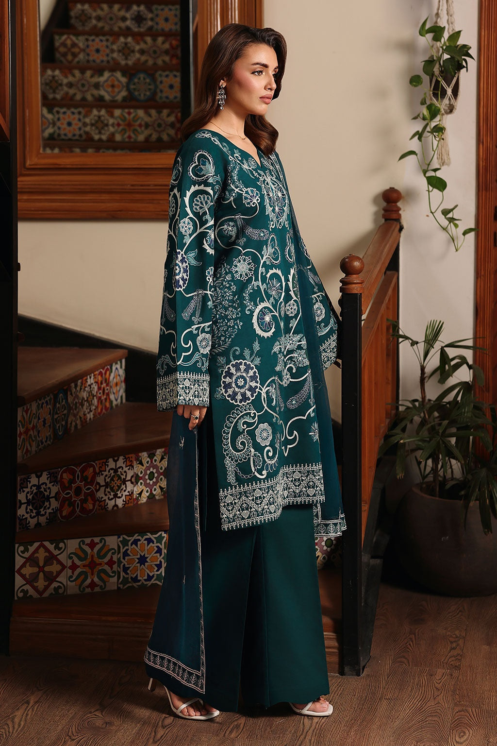 [ SUIT E ] - RAMSHA AFSANAH ROSA ESSENTIAL LAWN EMBROIDERED COLLECTION 2026