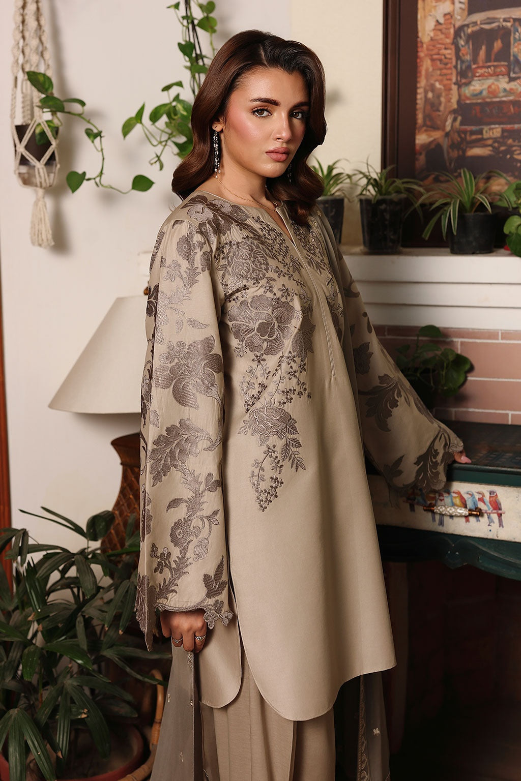 [ SUIT A ] - RAMSHA AFSANAH ROSA ESSENTIAL LAWN EMBROIDERED COLLECTION 2026