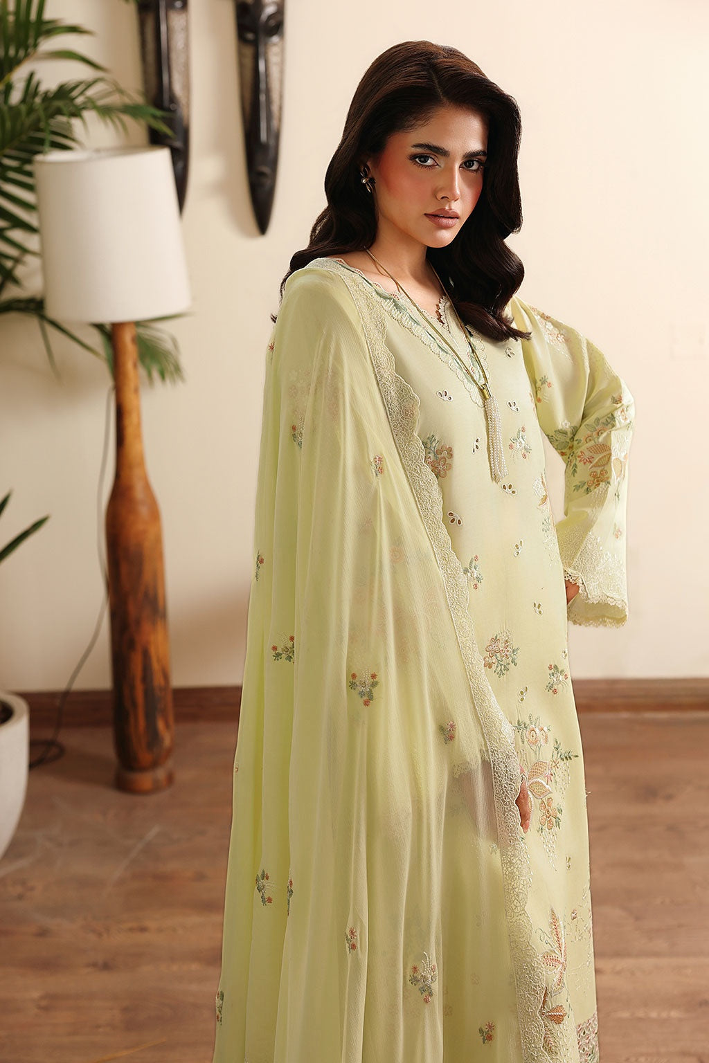 [ SUIT B ] - RAMSHA AFSANAH ROSA ESSENTIAL LAWN EMBROIDERED COLLECTION 2026
