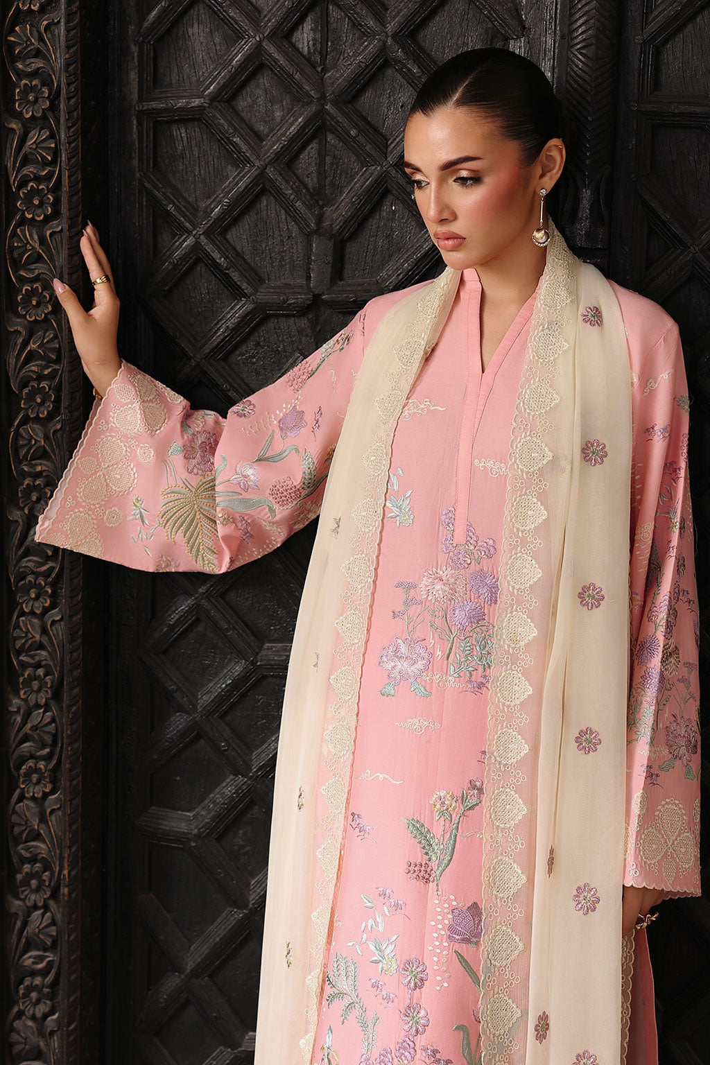 [ SUIT G ] - RAMSHA AFSANAH ROSA ESSENTIAL LAWN EMBROIDERED COLLECTION 2026