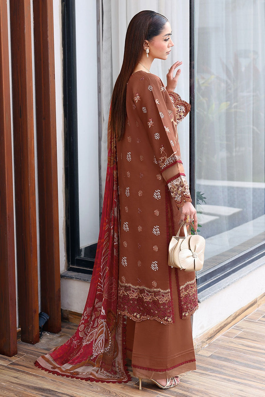 [ SUIT J ] - RAMSHA ANDAAZ LUXURY LAWN VOL 14 COLLECTION 2026