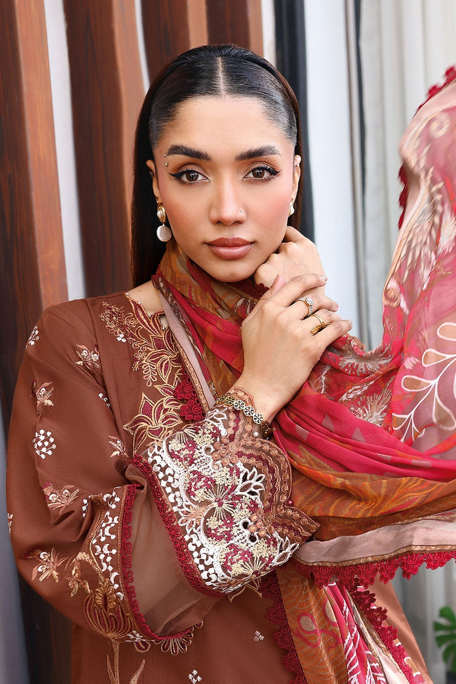 [ SUIT J ] - RAMSHA ANDAAZ LUXURY LAWN VOL 14 COLLECTION 2026