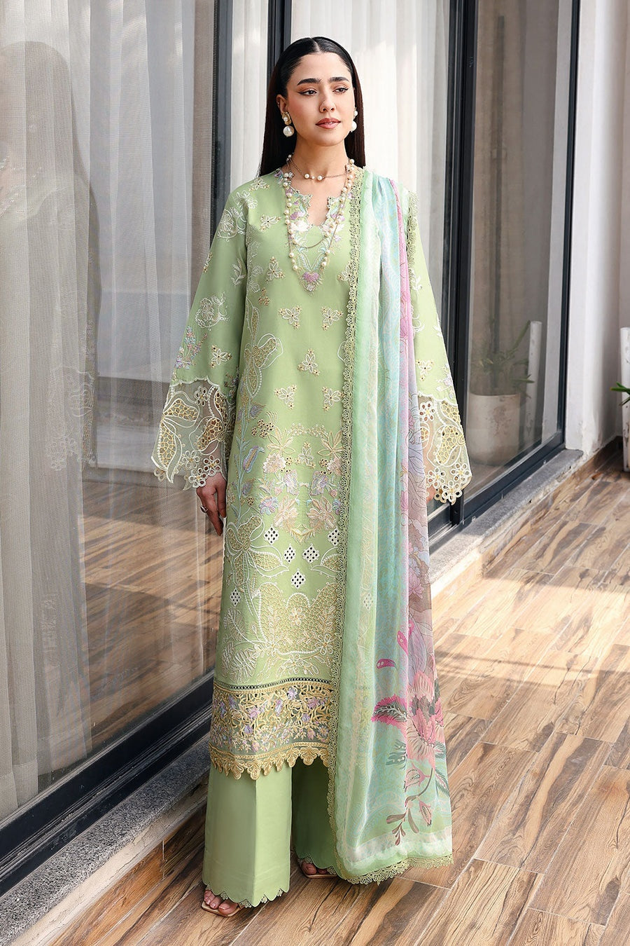 [ SUIT I ] - RAMSHA ANDAAZ LUXURY LAWN VOL 14 COLLECTION 2026