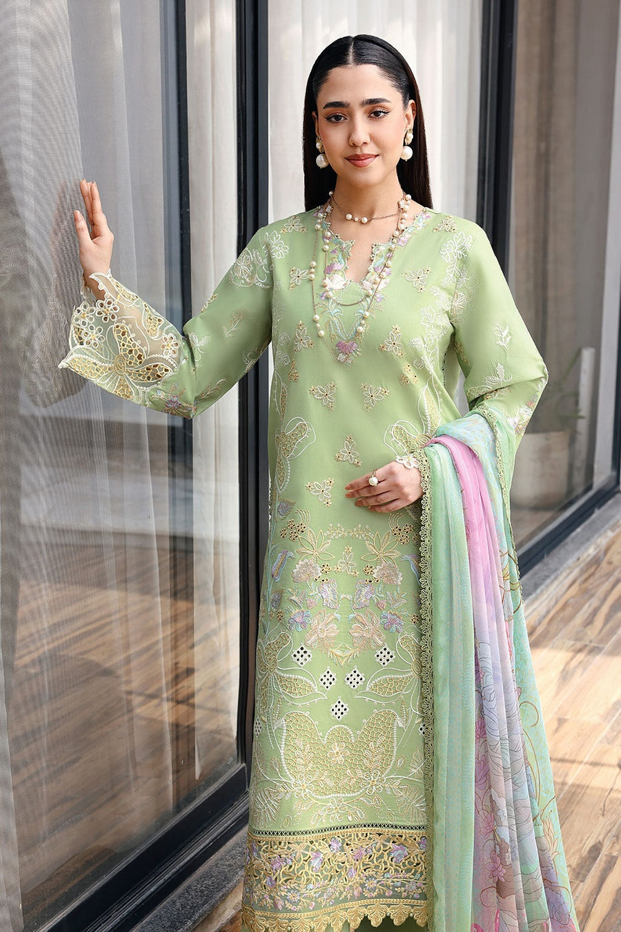 [ SUIT I ] - RAMSHA ANDAAZ LUXURY LAWN VOL 14 COLLECTION 2026