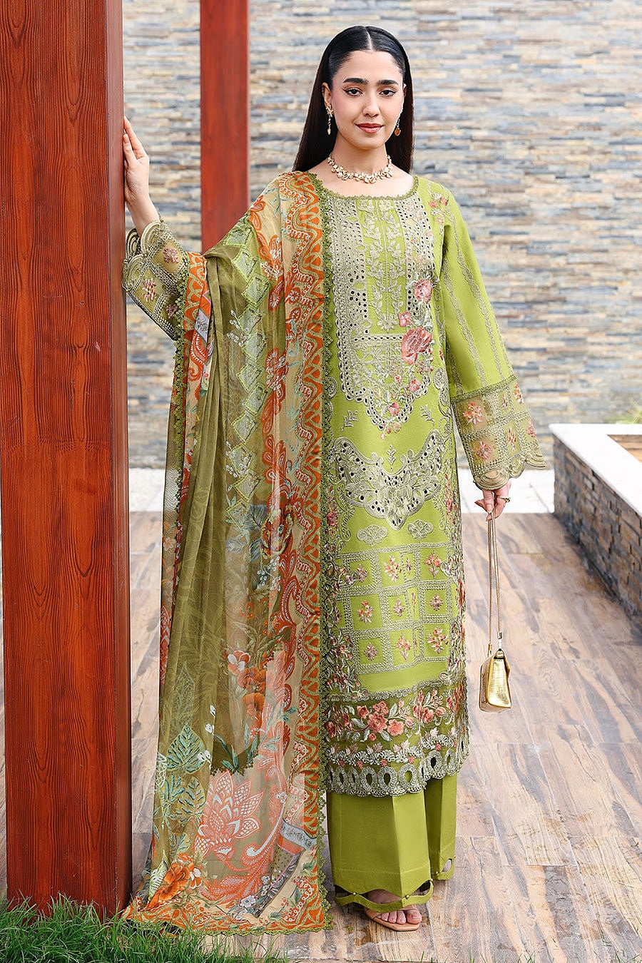 [ SUIT C ] - RAMSHA ANDAAZ LUXURY LAWN VOL 14 COLLECTION 2026
