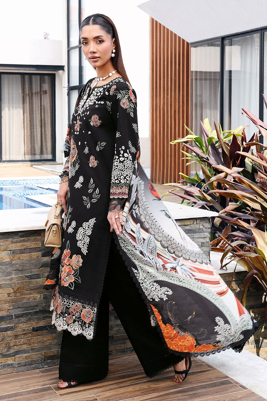 [ SUIT H ] - RAMSHA ANDAAZ LUXURY LAWN VOL 14 COLLECTION 2026