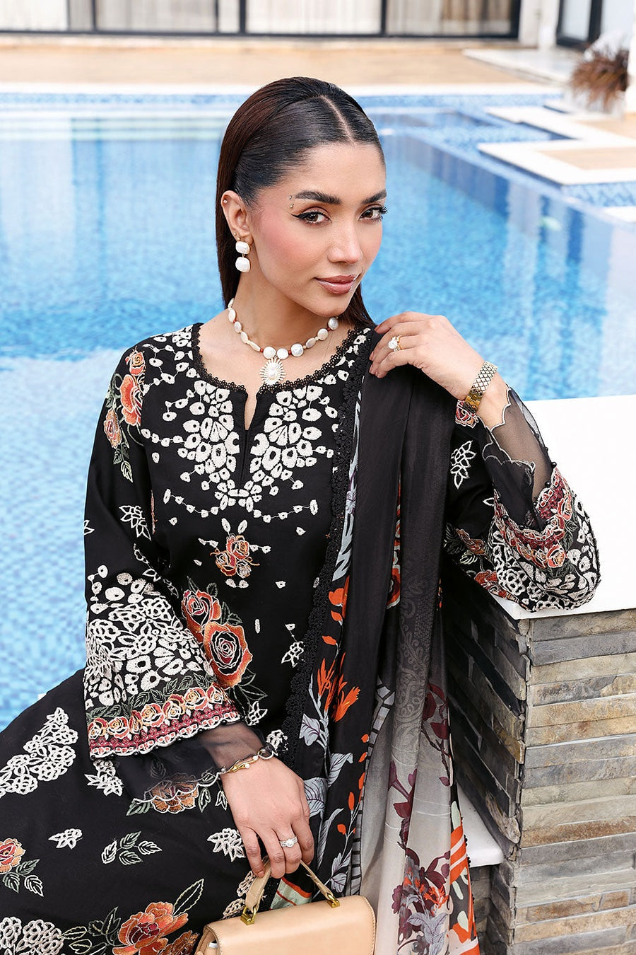[ SUIT H ] - RAMSHA ANDAAZ LUXURY LAWN VOL 14 COLLECTION 2026