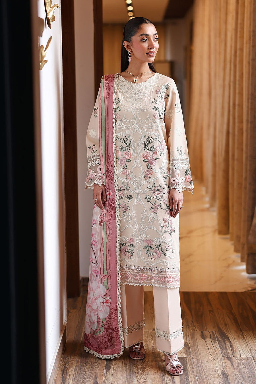 [ SUIT B ] - RAMSHA ANDAAZ LUXURY LAWN VOL 14 COLLECTION 2026