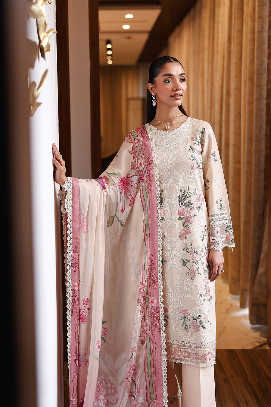 [ SUIT B ] - RAMSHA ANDAAZ LUXURY LAWN VOL 14 COLLECTION 2026