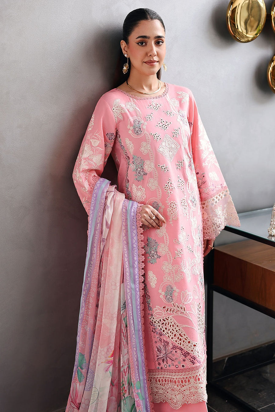 [ SUIT G ] - RAMSHA ANDAAZ LUXURY LAWN VOL 14 COLLECTION 2026
