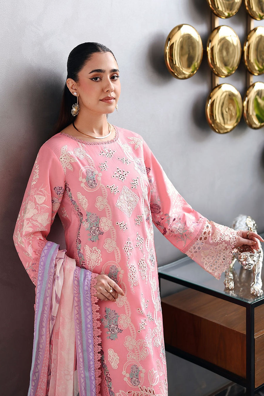 [ SUIT G ] - RAMSHA ANDAAZ LUXURY LAWN VOL 14 COLLECTION 2026