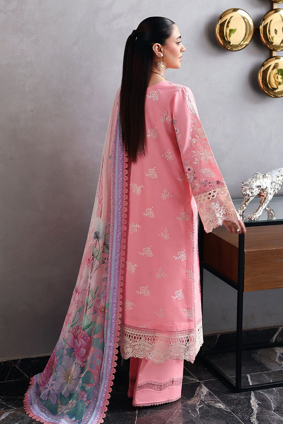 [ SUIT G ] - RAMSHA ANDAAZ LUXURY LAWN VOL 14 COLLECTION 2026