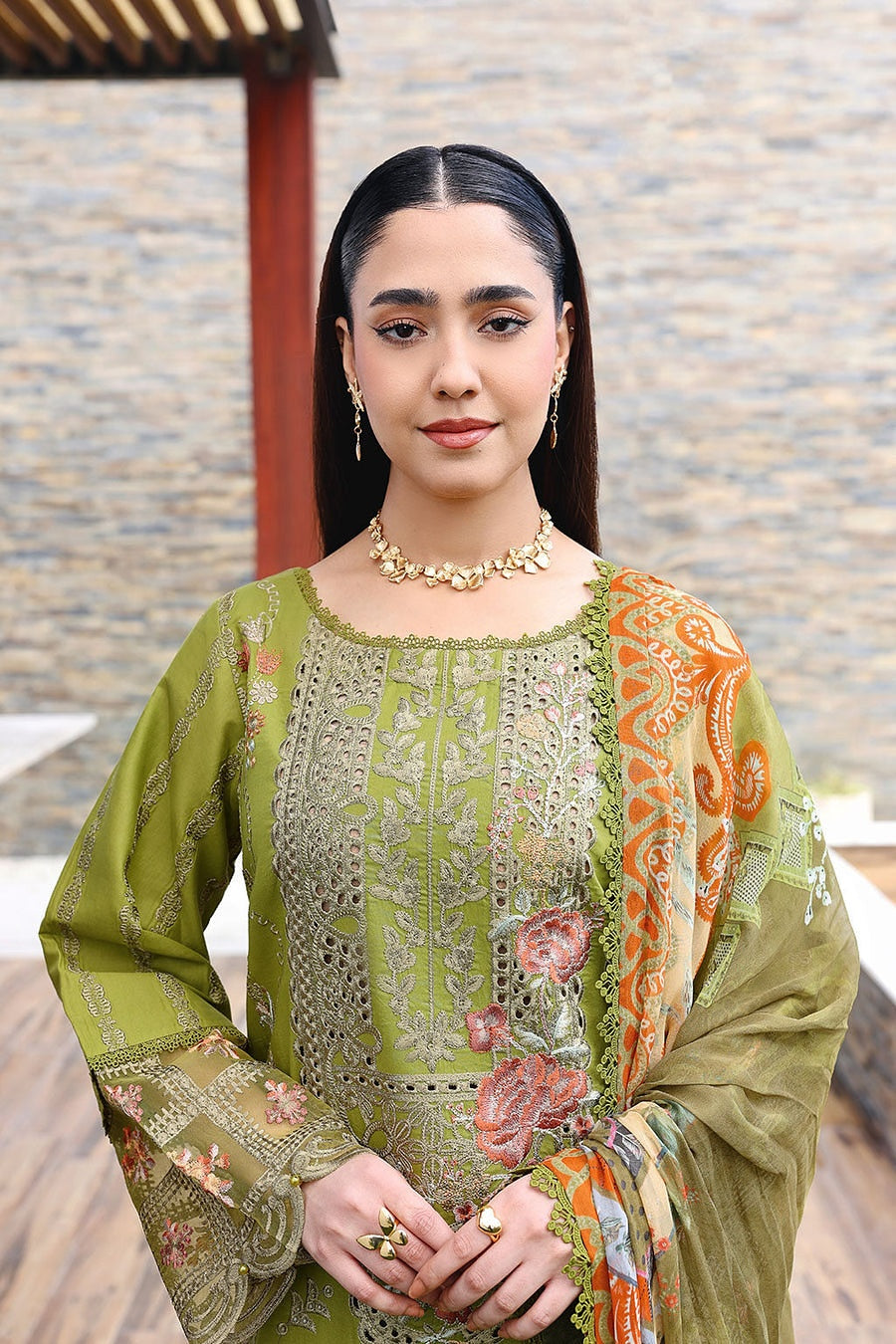 [ SUIT C ] - RAMSHA ANDAAZ LUXURY LAWN VOL 14 COLLECTION 2026