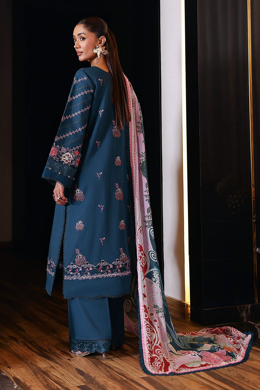 [ SUIT F ] - RAMSHA ANDAAZ LUXURY LAWN VOL 14 COLLECTION 2026
