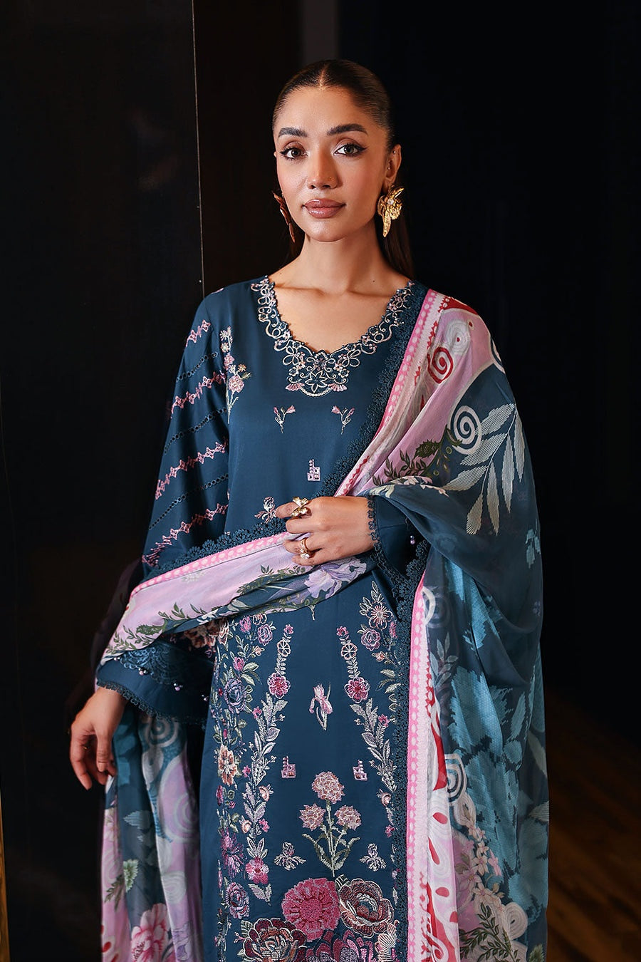 [ SUIT F ] - RAMSHA ANDAAZ LUXURY LAWN VOL 14 COLLECTION 2026