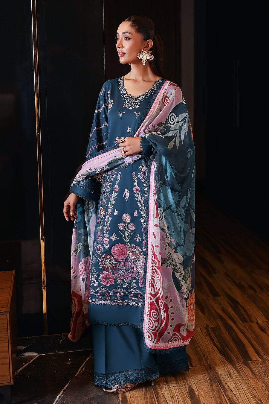 [ SUIT F ] - RAMSHA ANDAAZ LUXURY LAWN VOL 14 COLLECTION 2026
