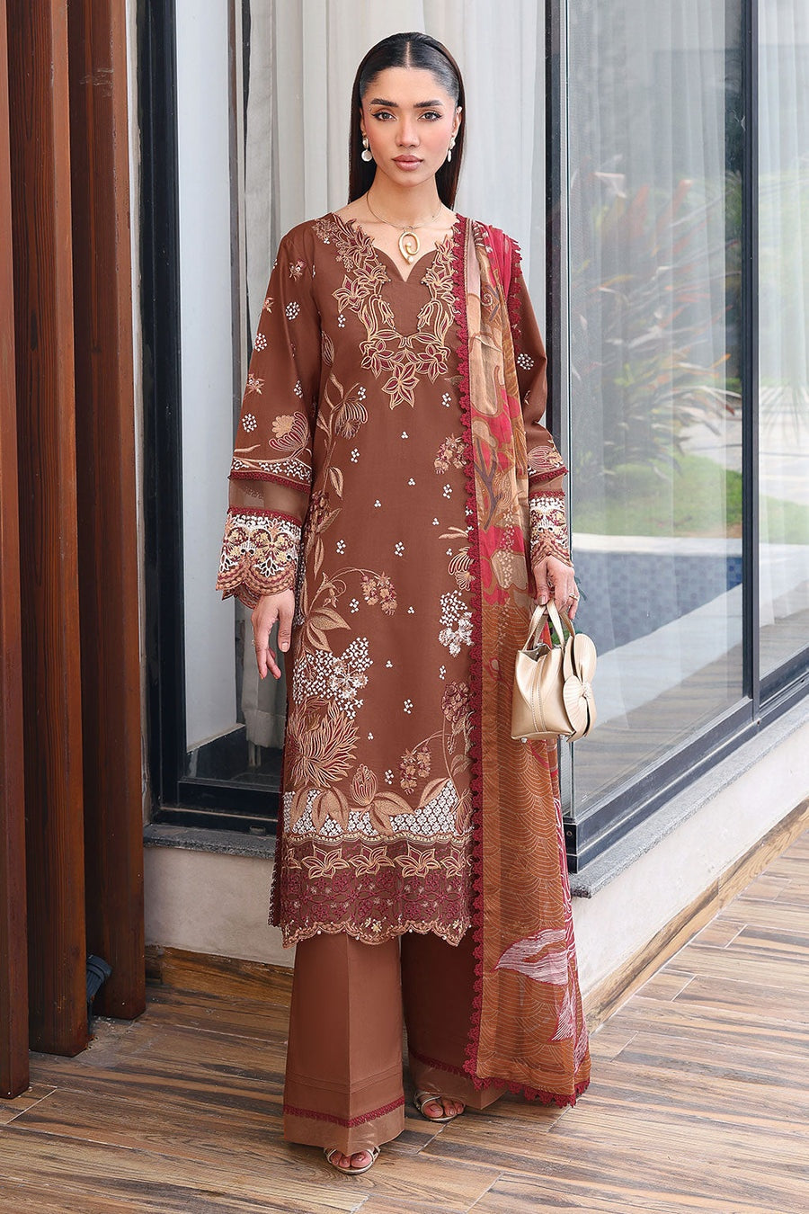 [ SUIT J ] - RAMSHA ANDAAZ LUXURY LAWN VOL 14 COLLECTION 2026