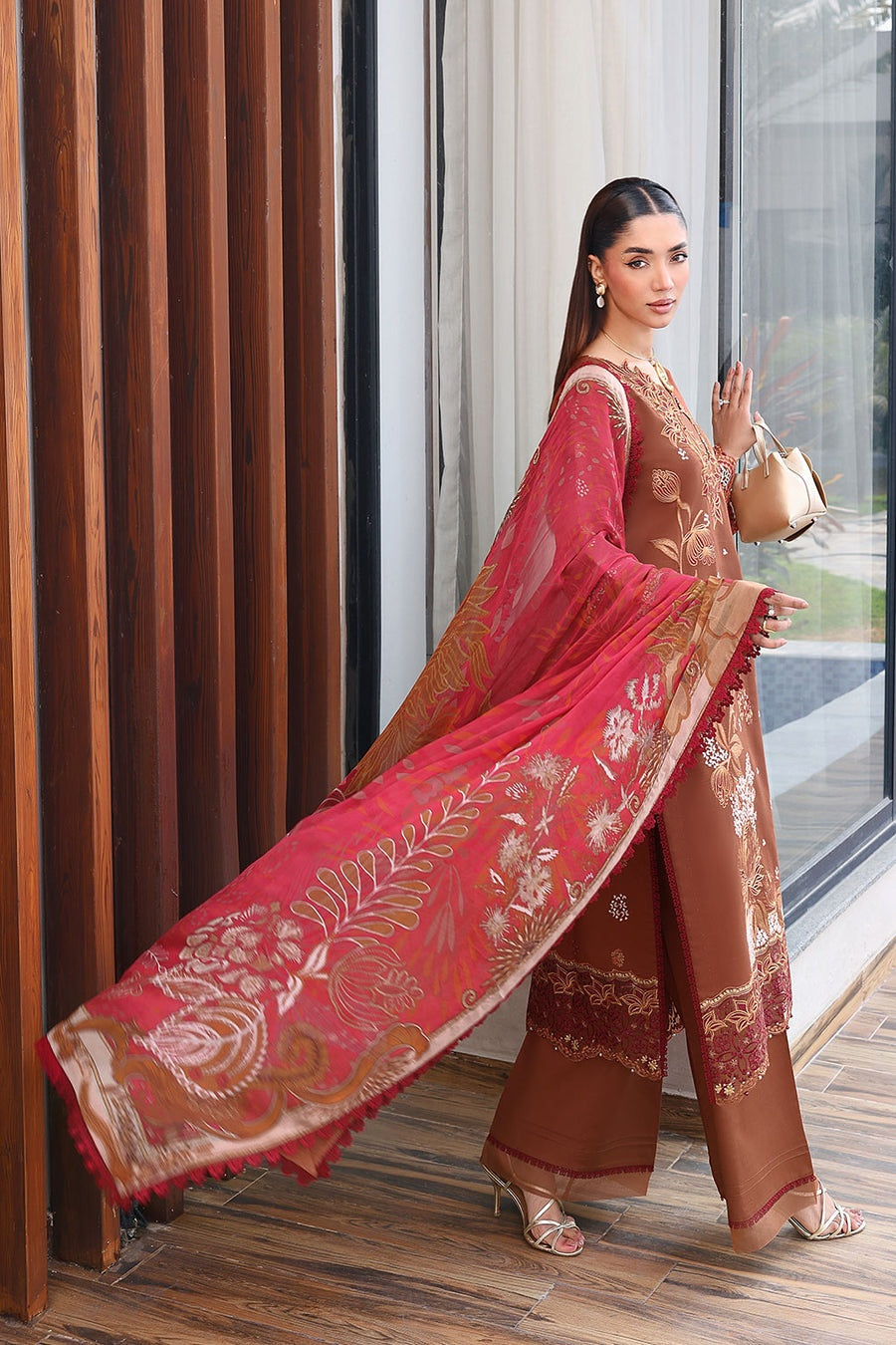 [ SUIT J ] - RAMSHA ANDAAZ LUXURY LAWN VOL 14 COLLECTION 2026
